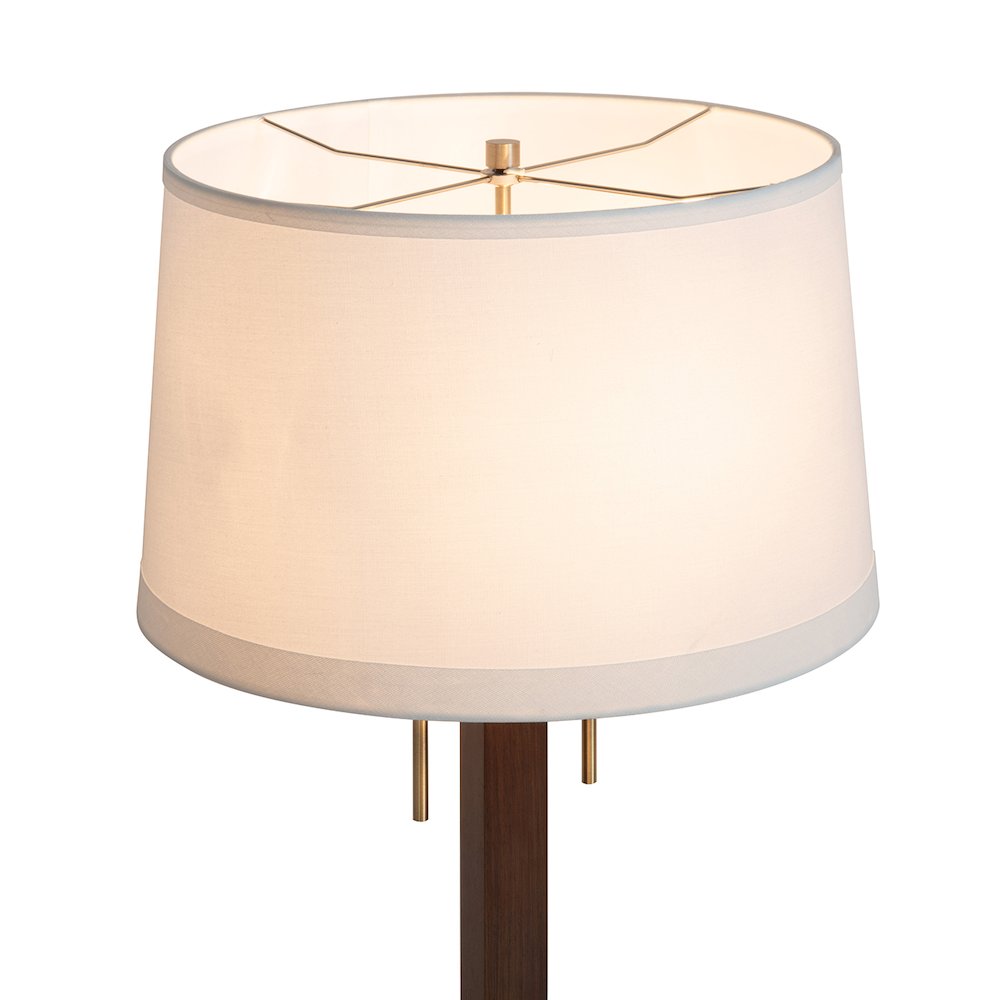 Swiss Cross Table Lamp - Dark Walnut. Picture 12