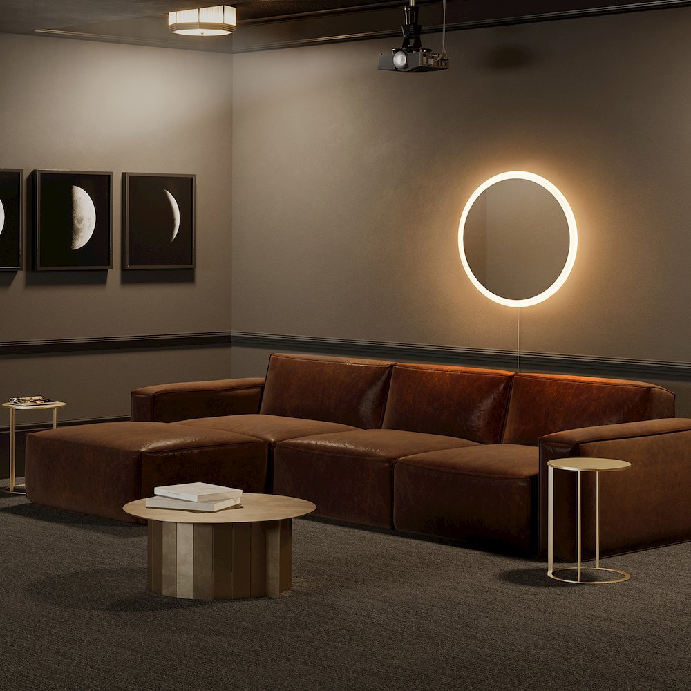 Super Star 30" Round LED Wall Mirror. Picture 5