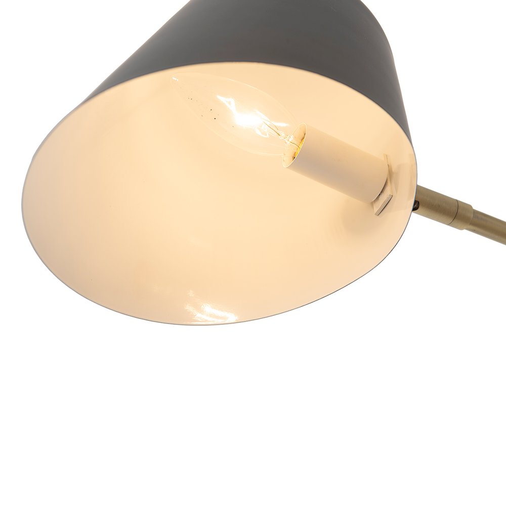 Culver 3 Light Arc Floor Lamp. Picture 3