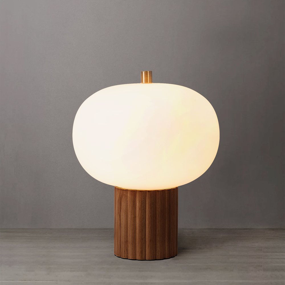 Tambo Accent Table Lamp - Dark Walnut. Picture 6