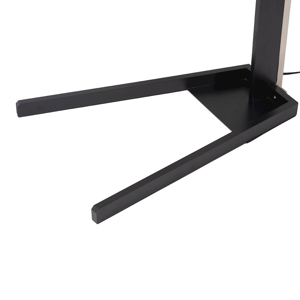 Vaulted Arc Floor Lamp by Peter Morelli - 86", 1968 design, Black Wood. Picture 3