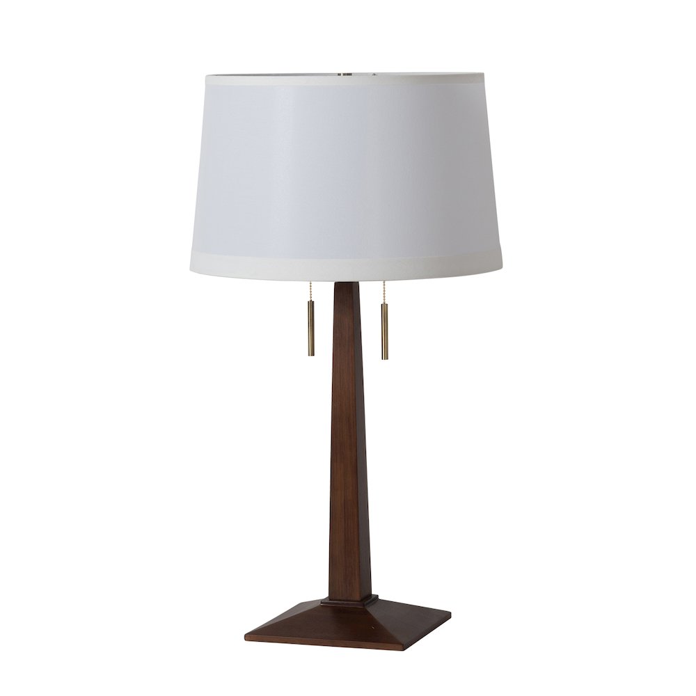 Taper Table Lamp - Dark Walnut. Picture 4