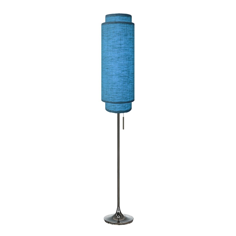 Lollipop Floor Lamp - Sky Blue. Picture 1