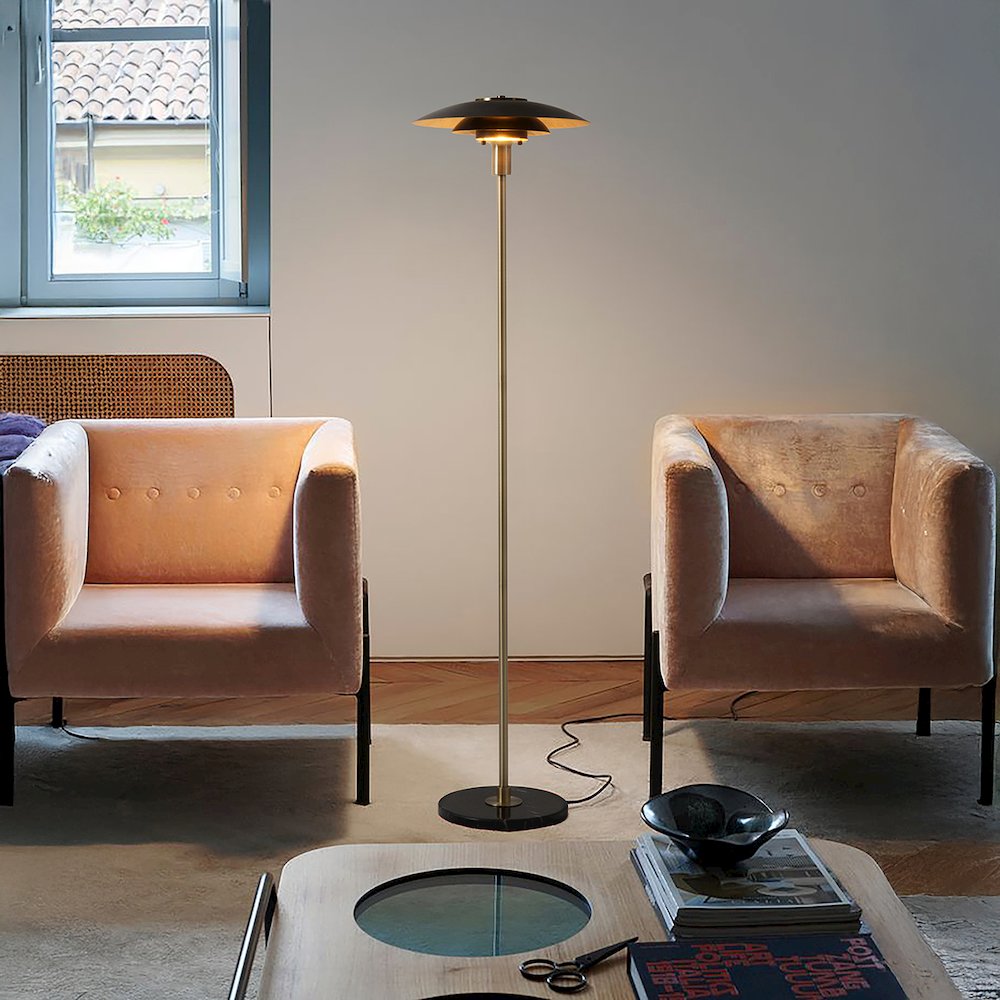 Rancho Mirage Floor Lamp - Matte Black. Picture 6