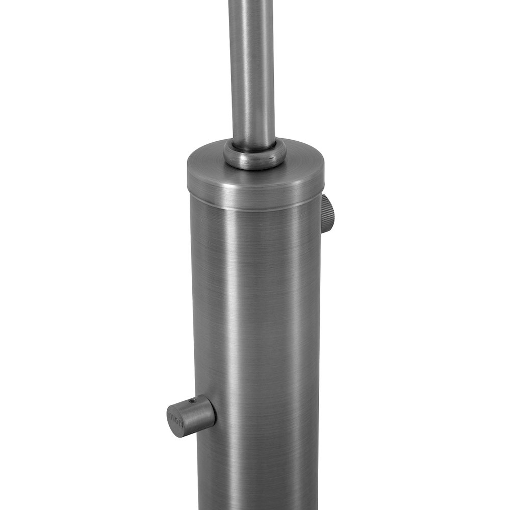 Rancho Mirage 3 Light Arc Floor Lamp - 84", Antique Nickel finish. Picture 4