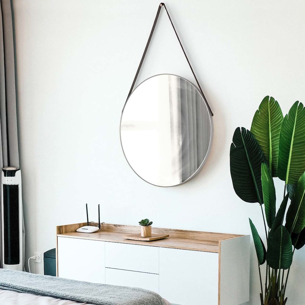 Aurora Round Backlit LED Wall Mirror. Picture 11