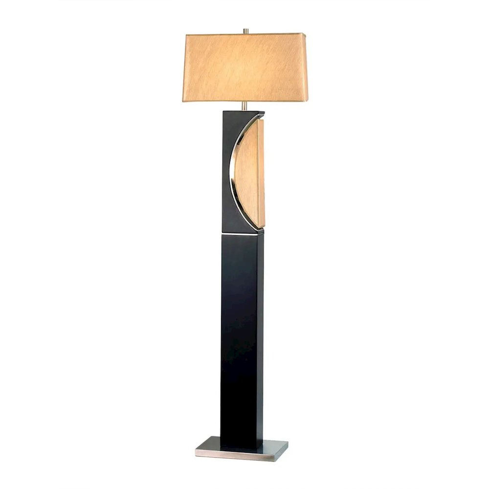 Half Moon Floor Lamp - Dark Brown. Picture 7