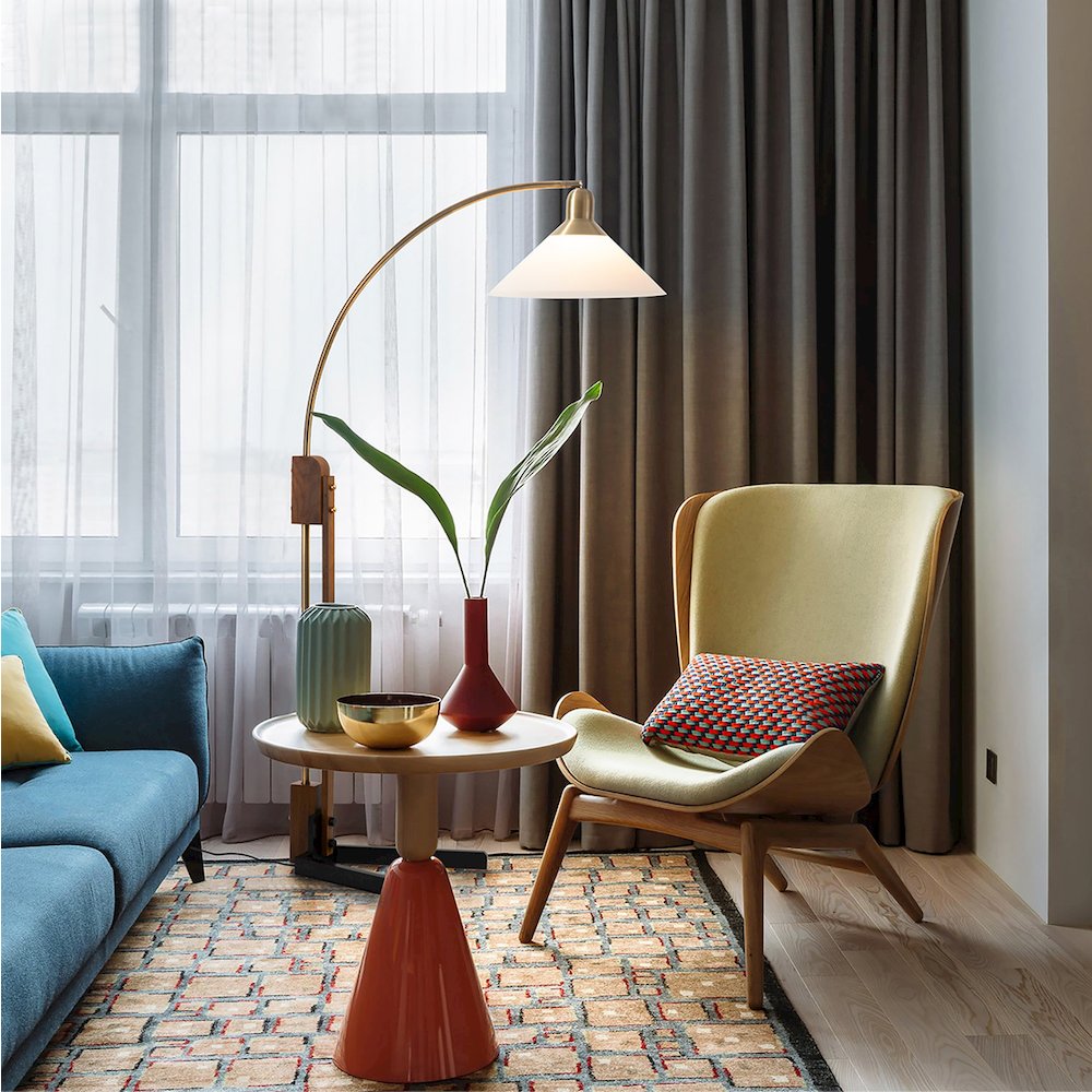 Original 1962 Melmar Chairside Arc Floor Lamp. Picture 8