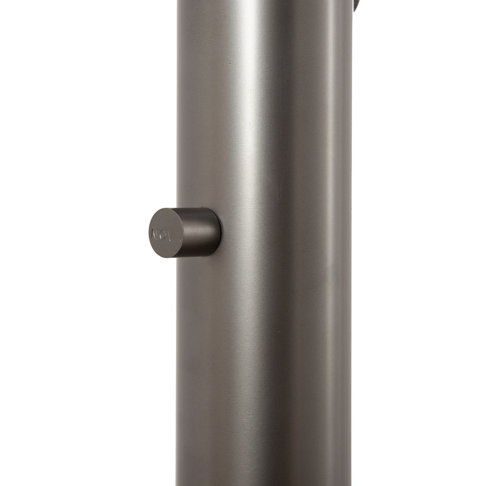 Palm Springs 1 Light Arc Floor Lamp - Gunmetal. Picture 4