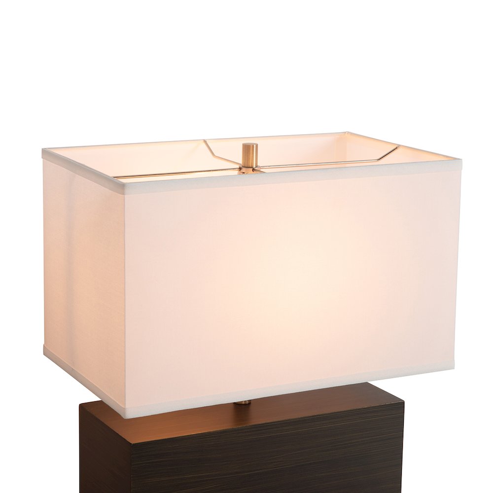 Zen Reclining Table Lamp with Night Light - Gilded Ebony. Picture 9