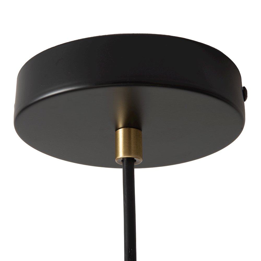 Rancho Mirage Small 12" OD Pendant Light - Matte Black. Picture 2