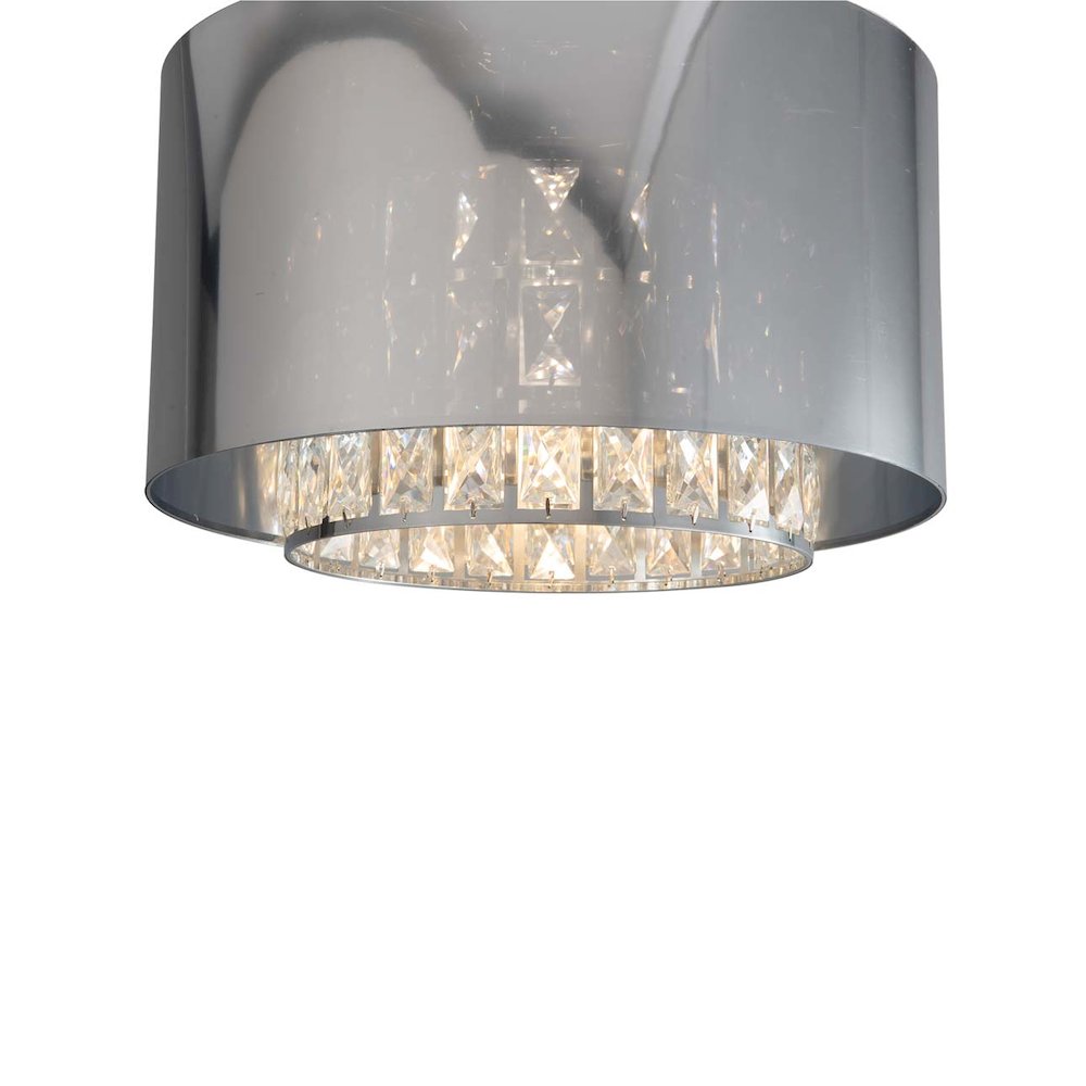 Marilyn 1 Light Arc Floor Lamp - Chrome. Picture 5