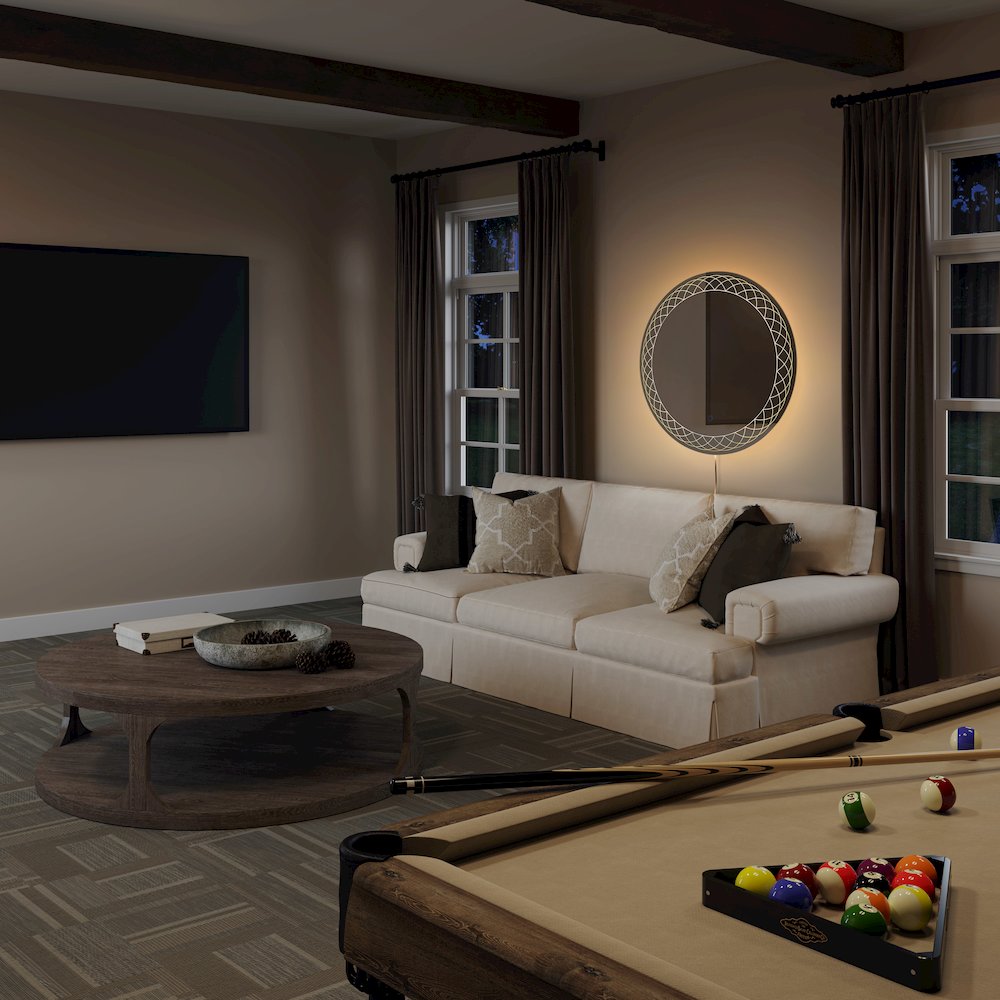 Interlace Backlit LED Wall Mirror. Picture 8