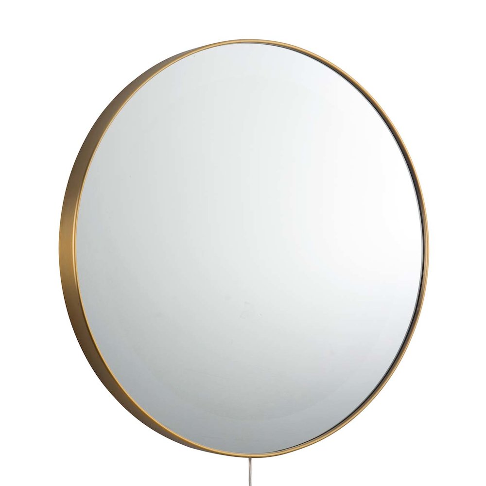 Original 1972 Carnival Round LED Infinity Wall Mirror. Picture 7