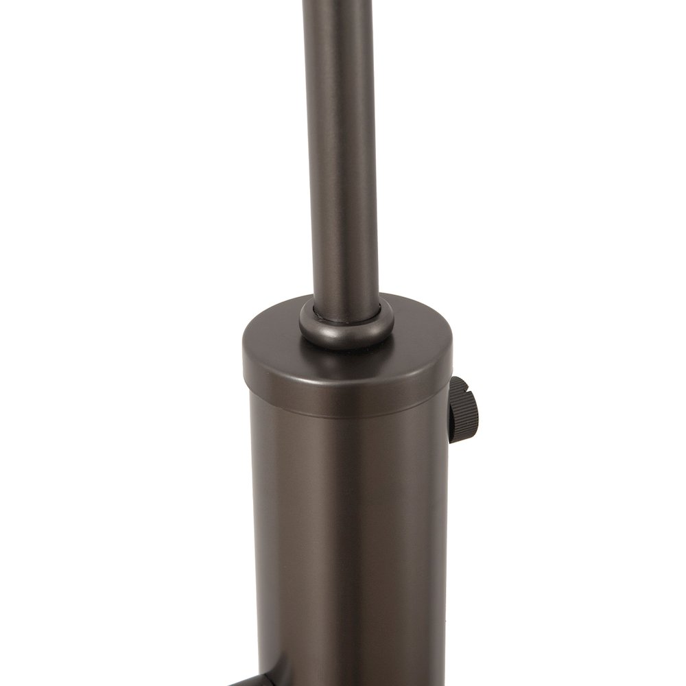 Palm Springs 1 Light Arc Floor Lamp - Gunmetal. Picture 1