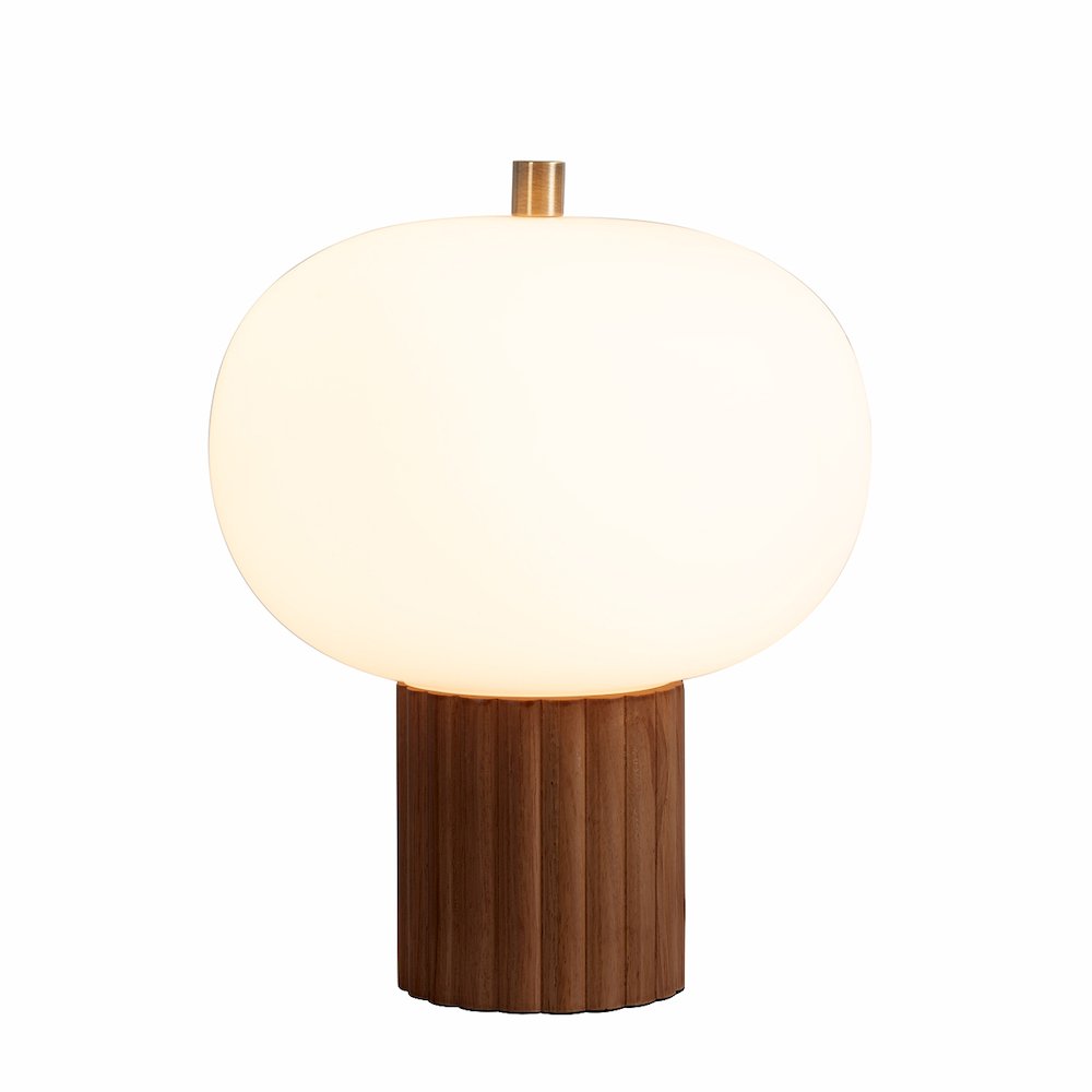 Tambo Accent Table Lamp - Dark Walnut. Picture 10