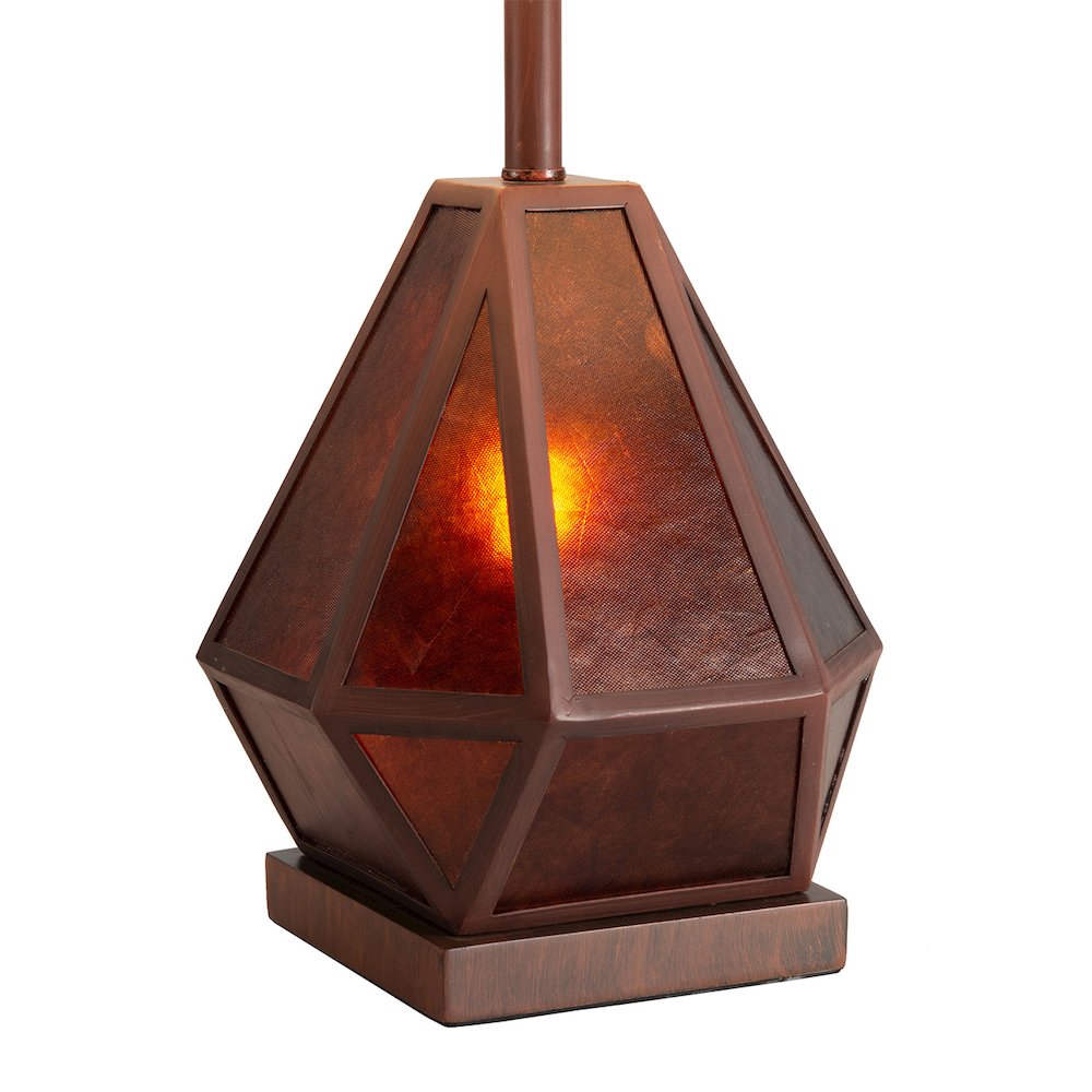 Artifact Natural Mica Table Lamp with Nightlight. Picture 2