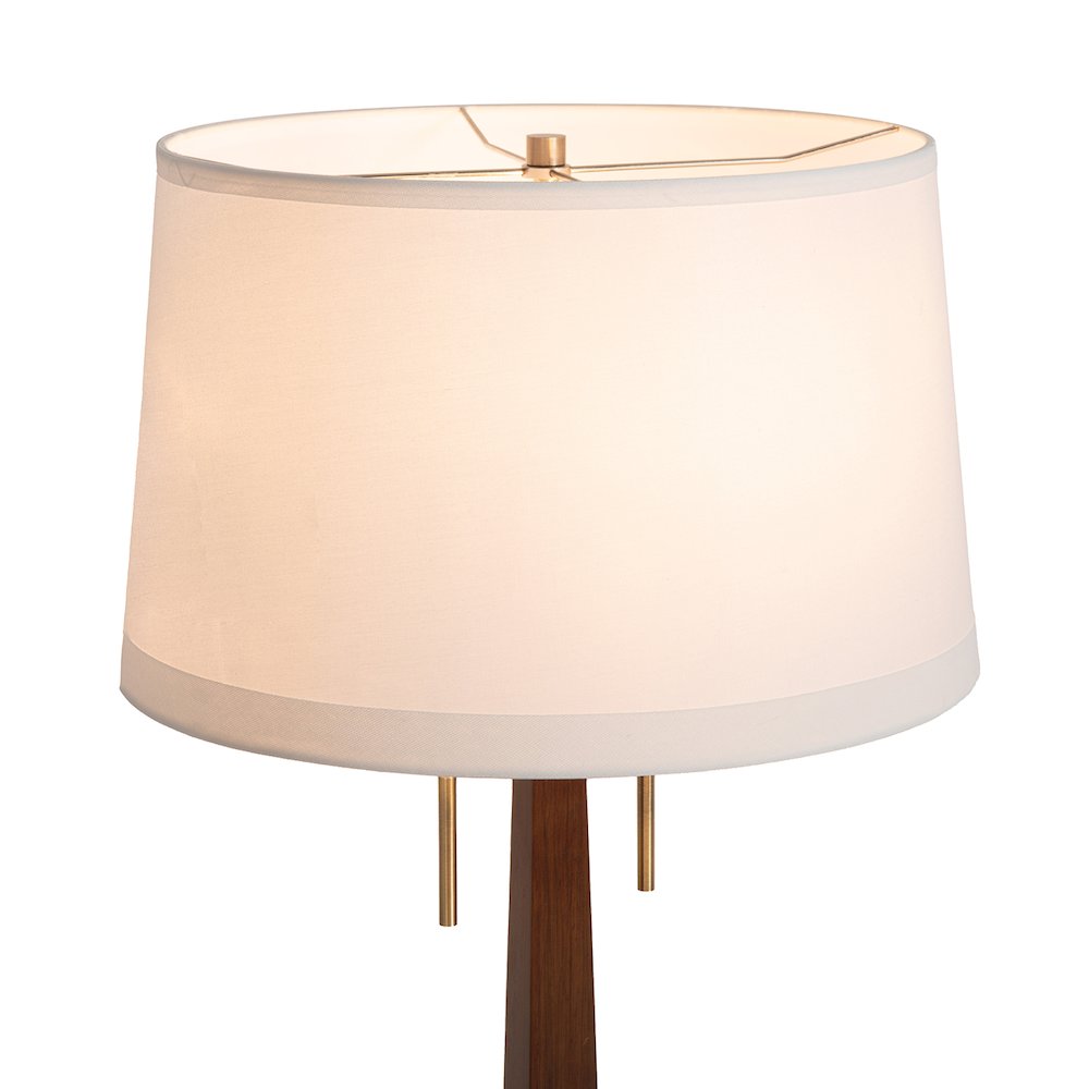 Taper Table Lamp - Dark Walnut. Picture 11