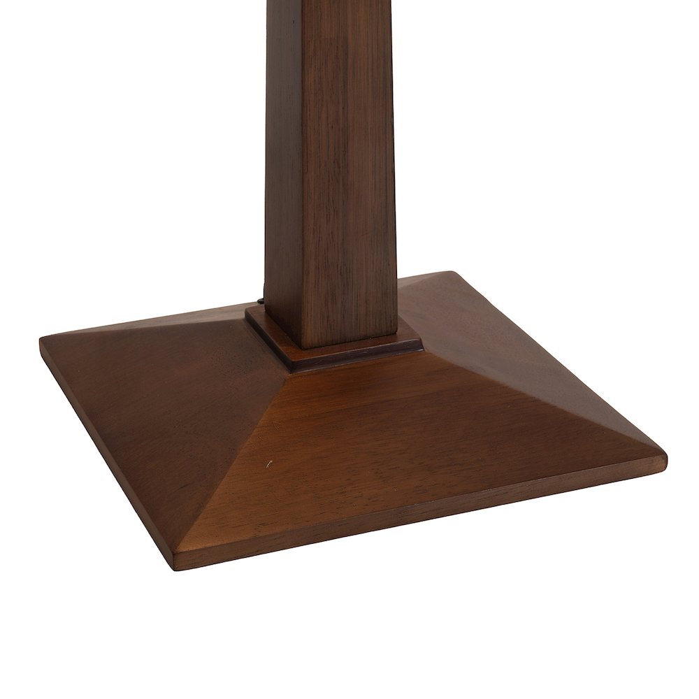 Taper Table Lamp - Dark Walnut. Picture 3