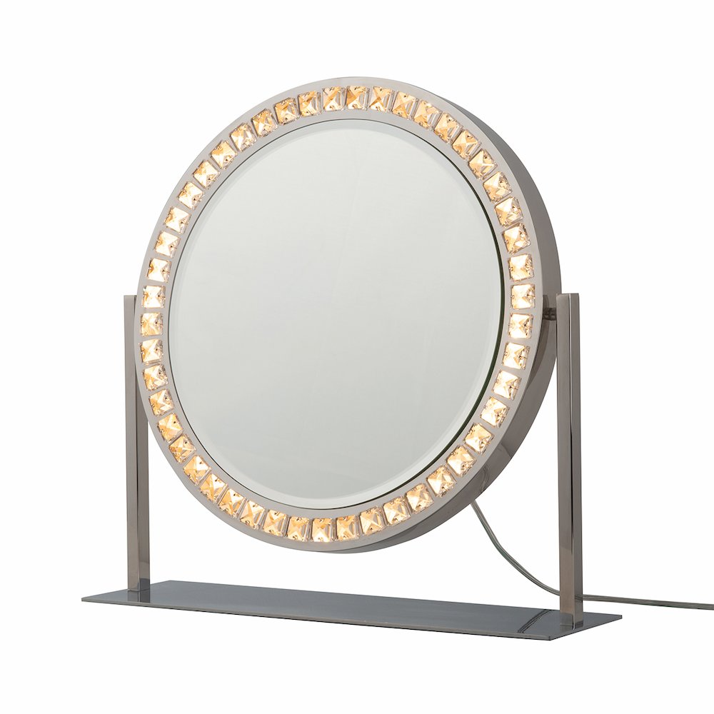 Marilyn Table Top LED Vanity Mirror - Chrome. Picture 10