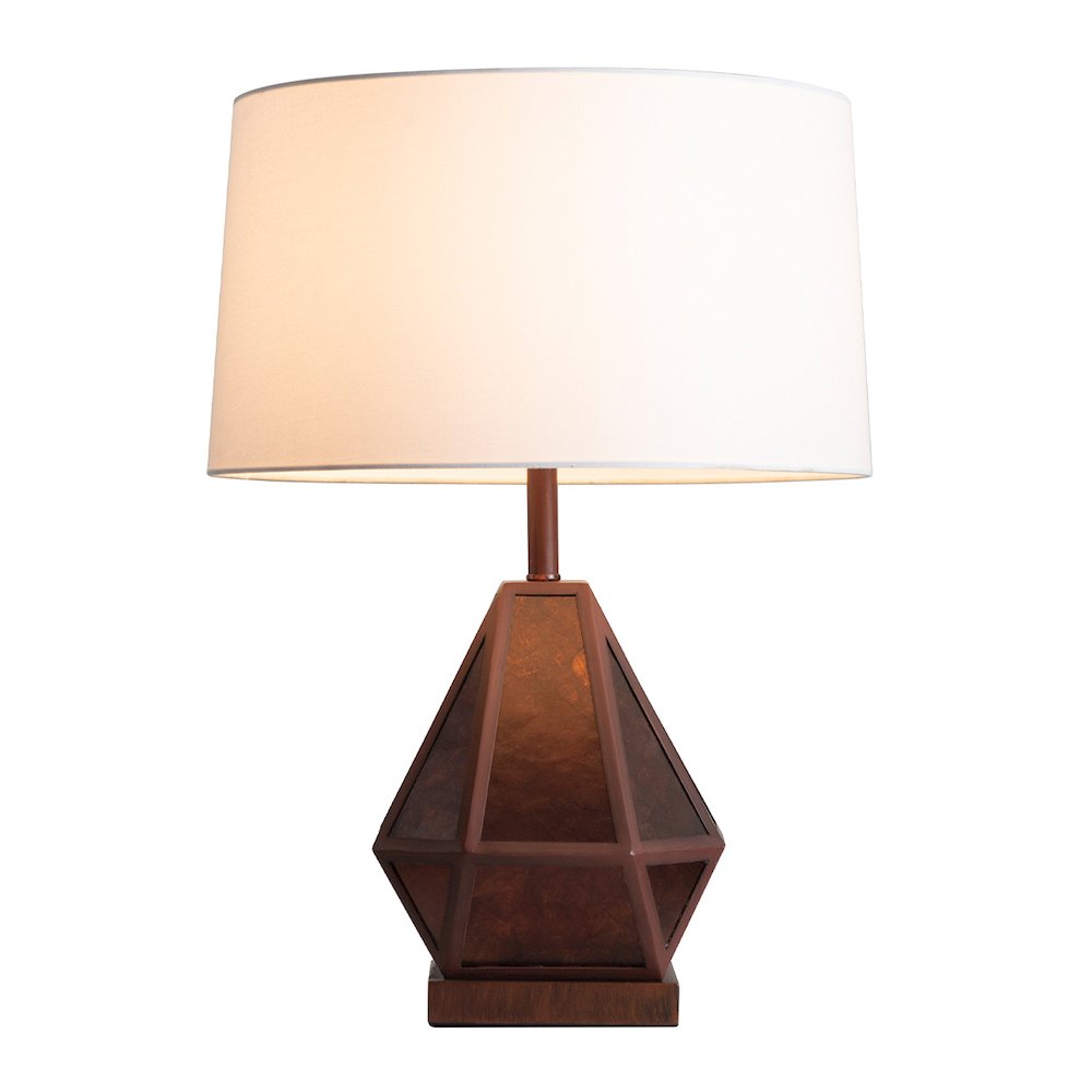 Artifact Natural Mica Table Lamp with Nightlight. Picture 1