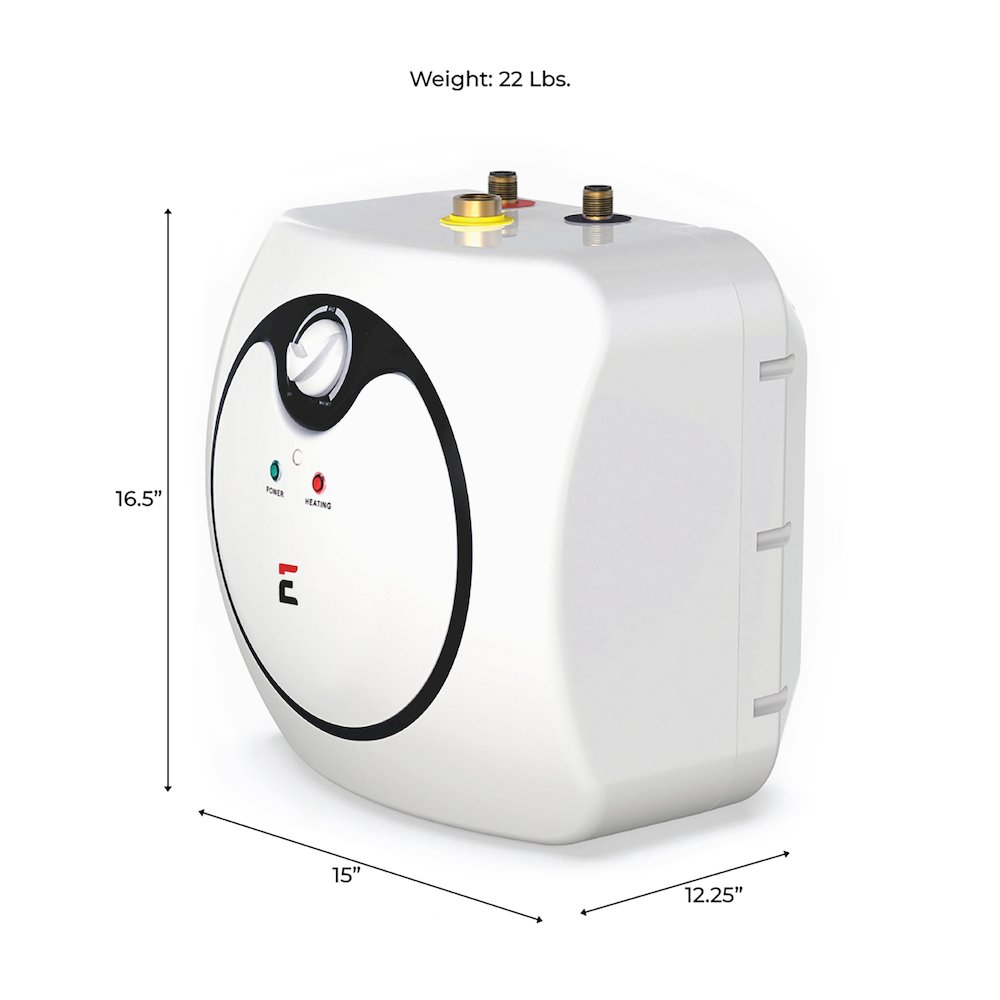 EM-4.0 Electric 4 Gallon Mini Tank Water Heater. Picture 3
