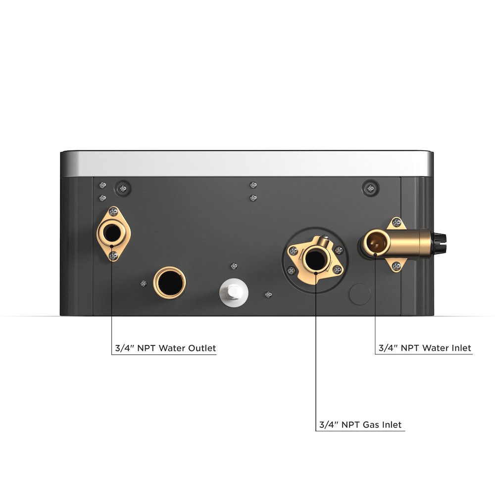 6.8 GPM Smart Home Outdoor Liquid Propane Tankless Water Heater. Picture 11
