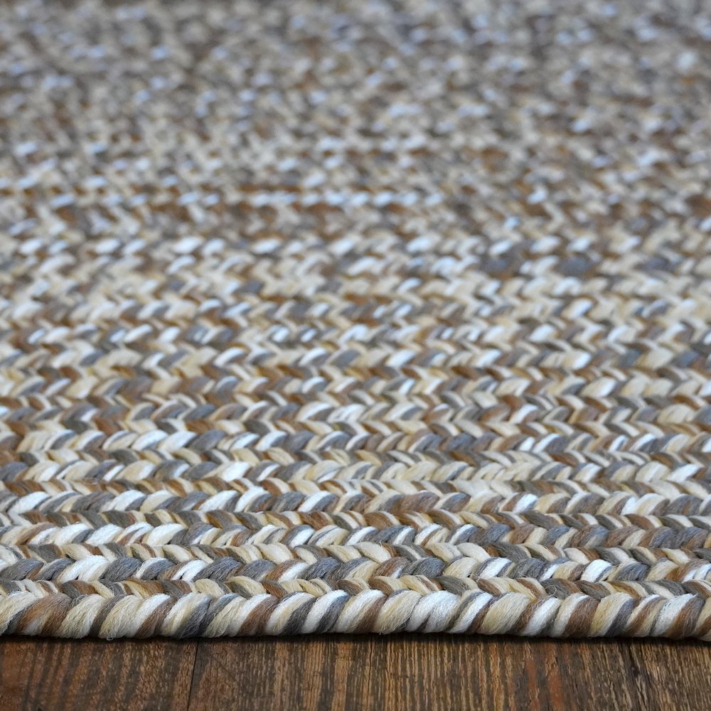 Craftsman Braided Tweed - Natural Ash - 8' x 10'. Picture 6