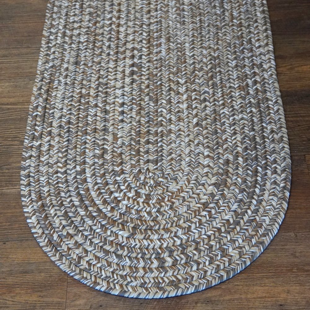 Craftsman Braided Tweed - Natural Ash - 8' x 10'. Picture 7