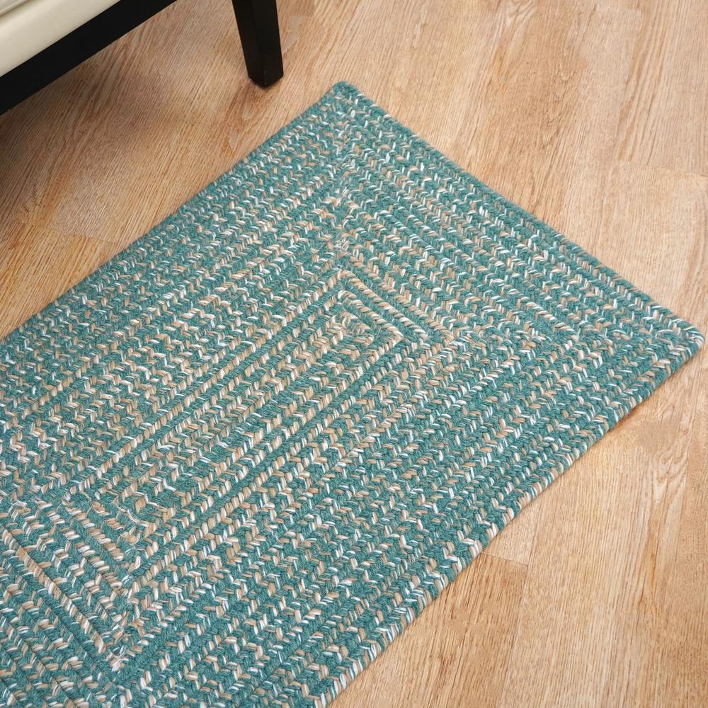 Bridgeport Tweed - Soft Teal 5x8 Rug. Picture 7