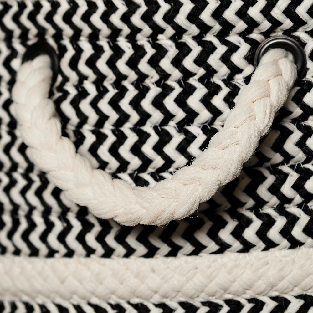Modern Woven Hampers - Black 17"x17"x22". Picture 3