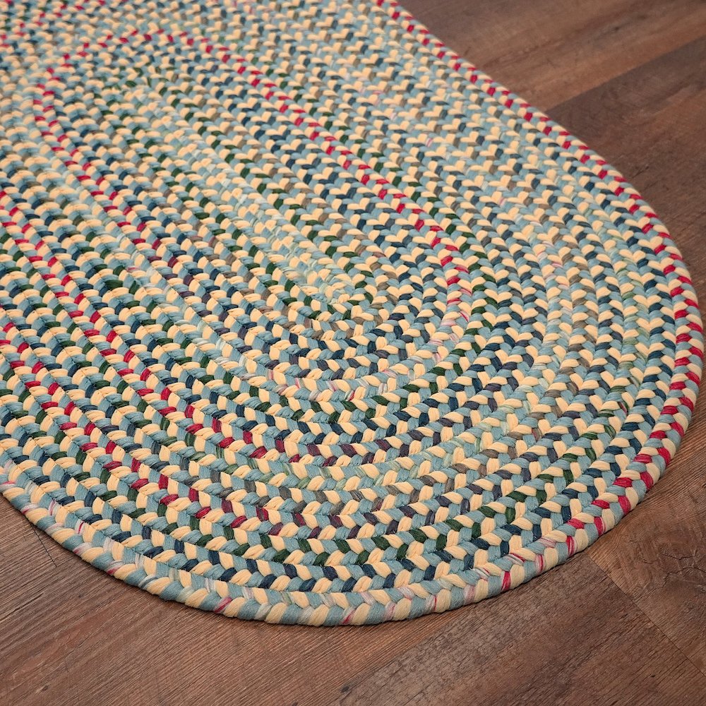 Ashland Braid Round - Sunnyside Multi 16x16. Picture 3