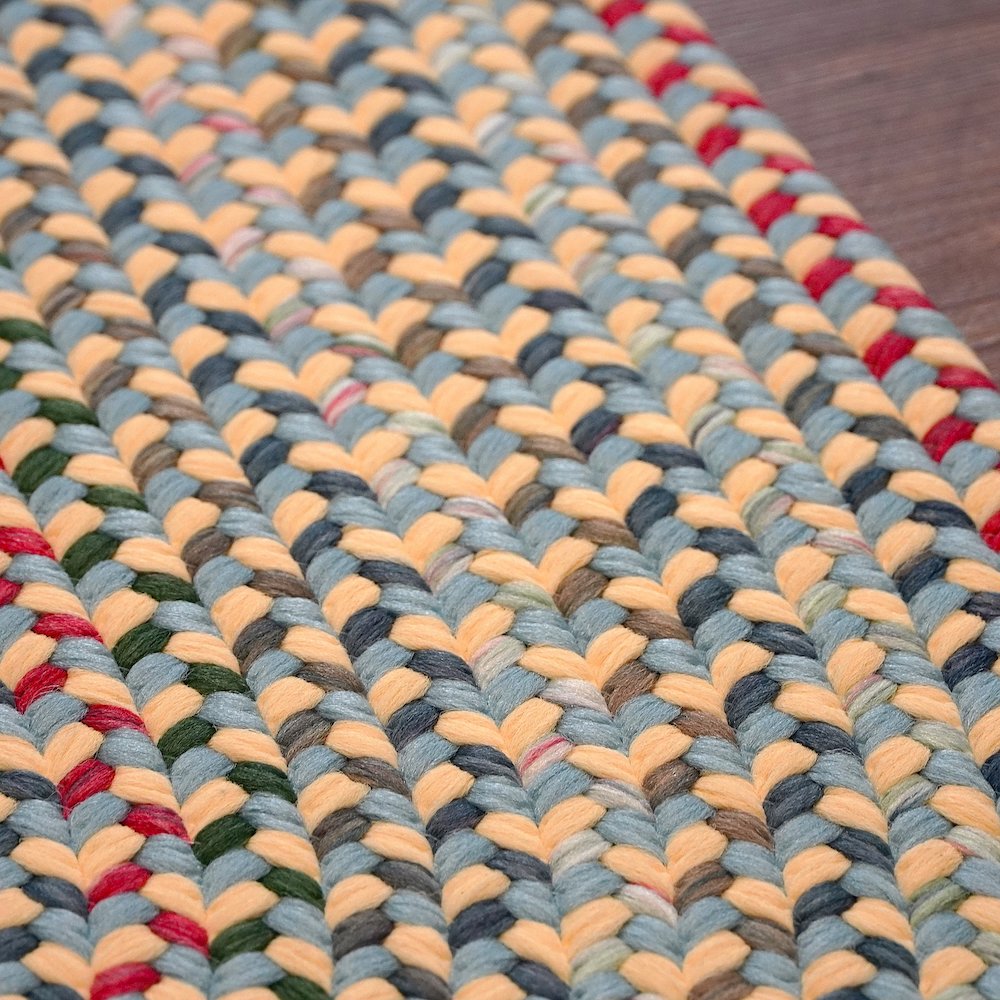 Ashland Braid Round - Sunnyside Multi 16x16. Picture 4