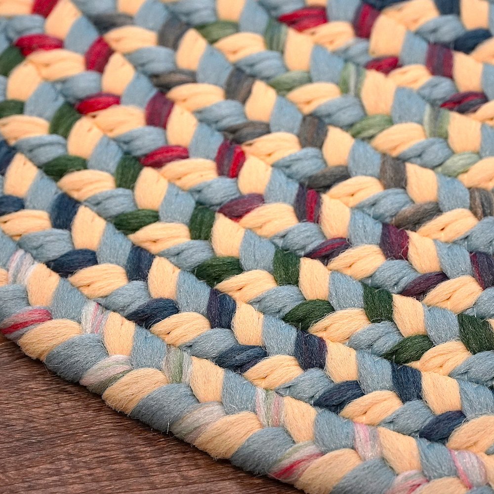 Ashland Braid Round - Sunnyside Multi 16x16. Picture 6