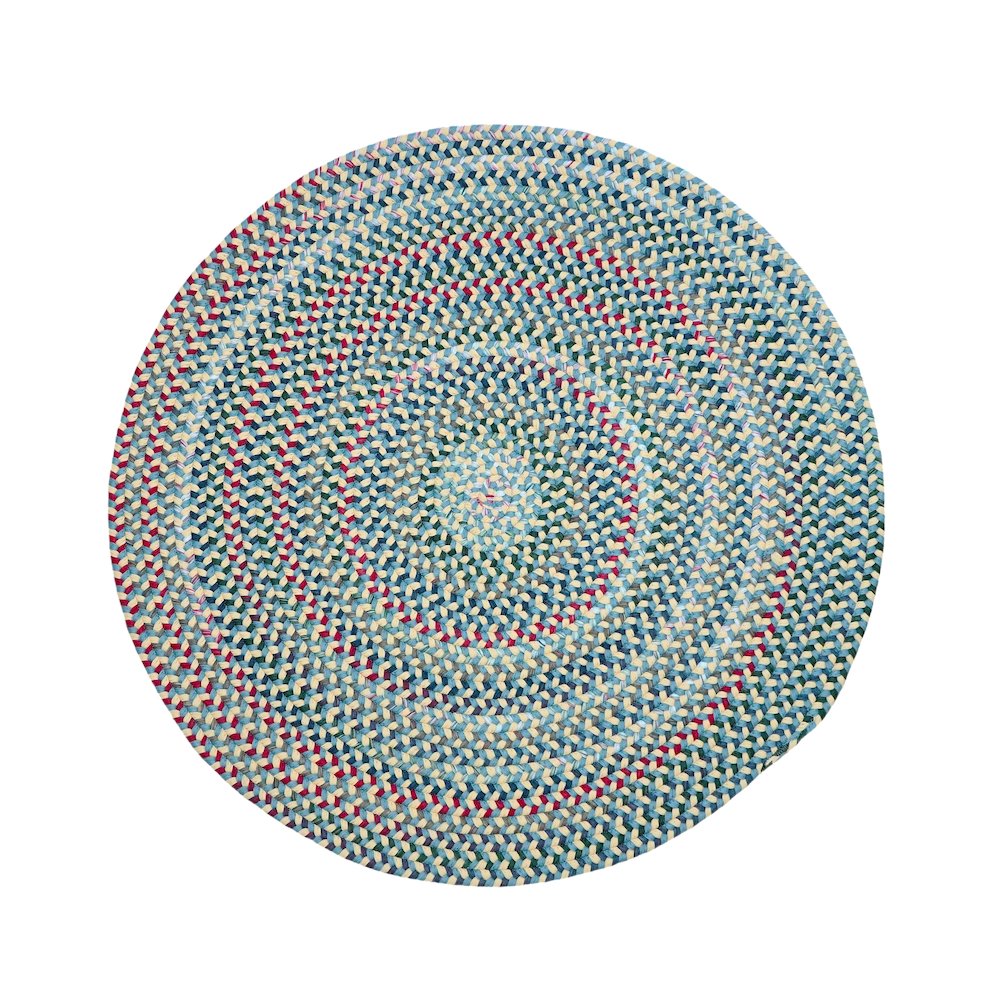 Ashland Braid Round - Sunnyside Multi 16x16. Picture 1