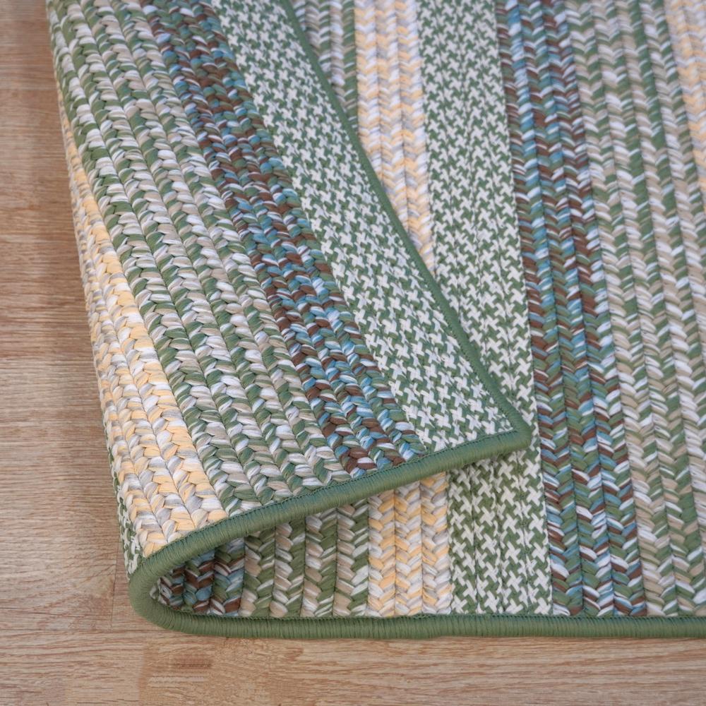 Barrett Stripe - Green Lantern 11x14 Rug. Picture 1