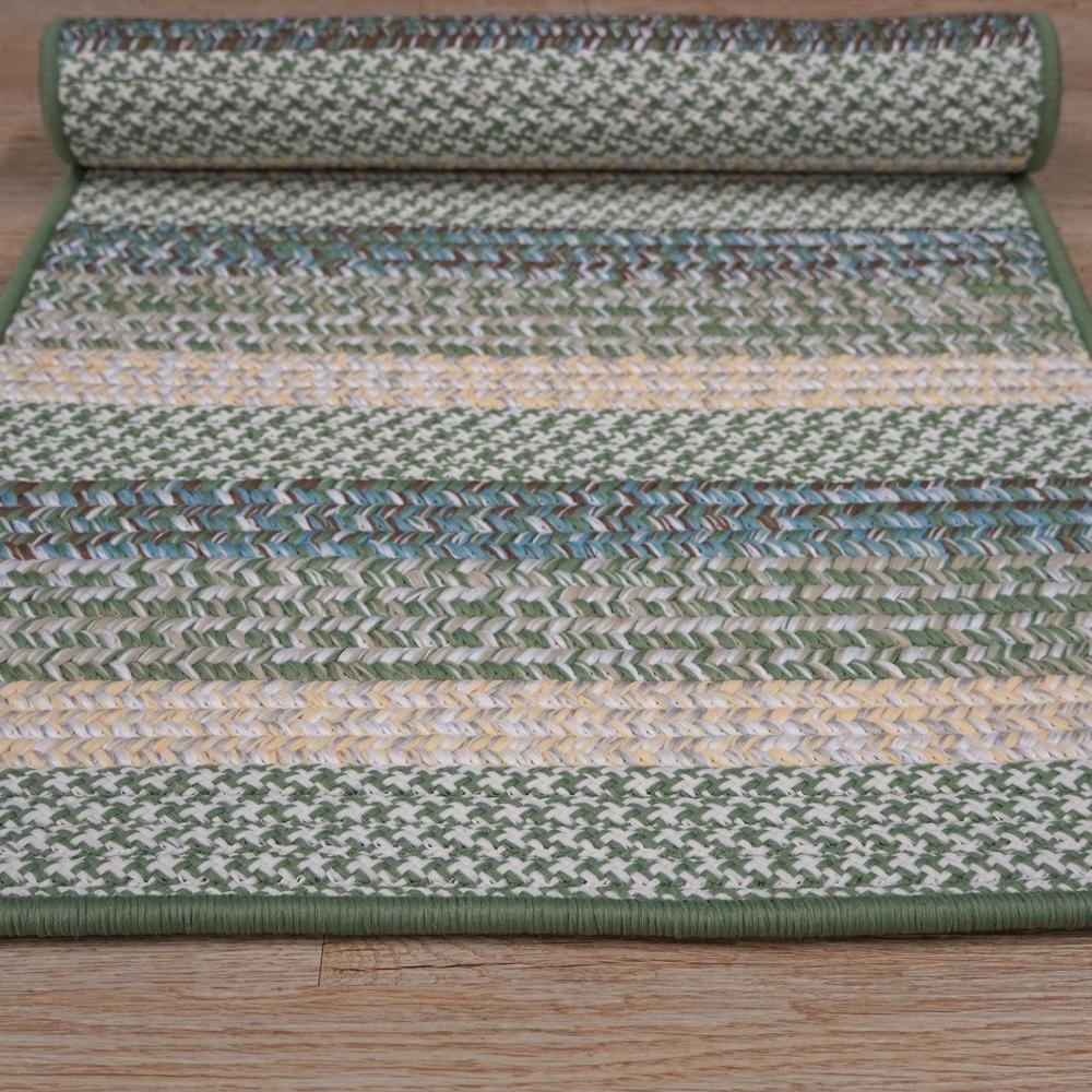 Barrett Stripe - Green Lantern 11x14 Rug. Picture 2