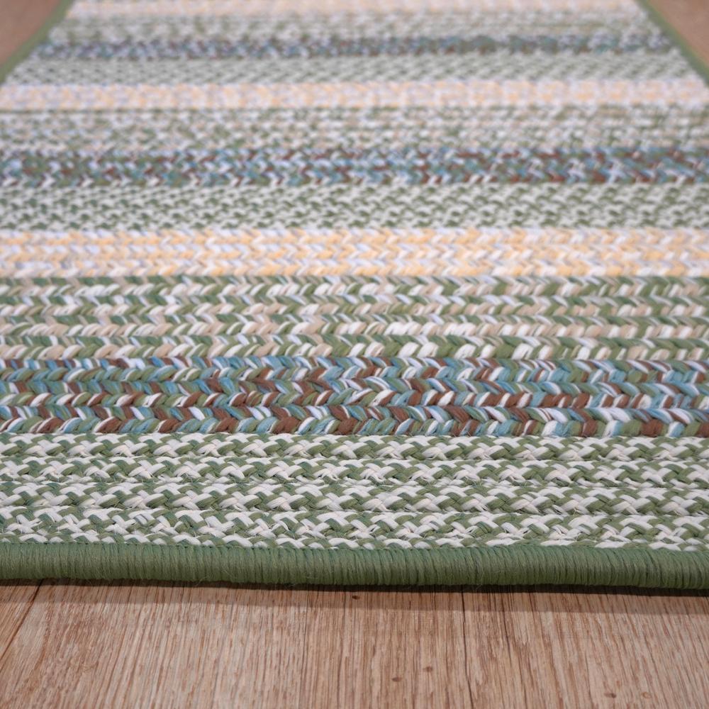 Barrett Stripe - Green Lantern 11x14 Rug. Picture 6
