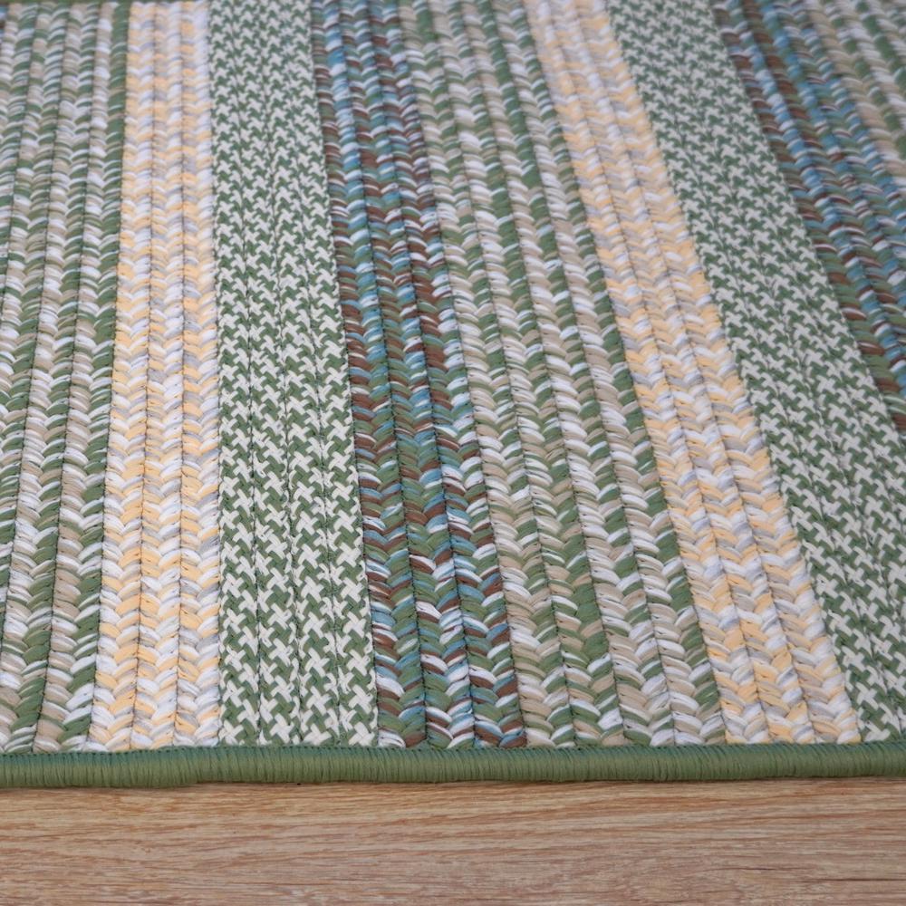 Barrett Stripe - Green Lantern 11x14 Rug. Picture 7