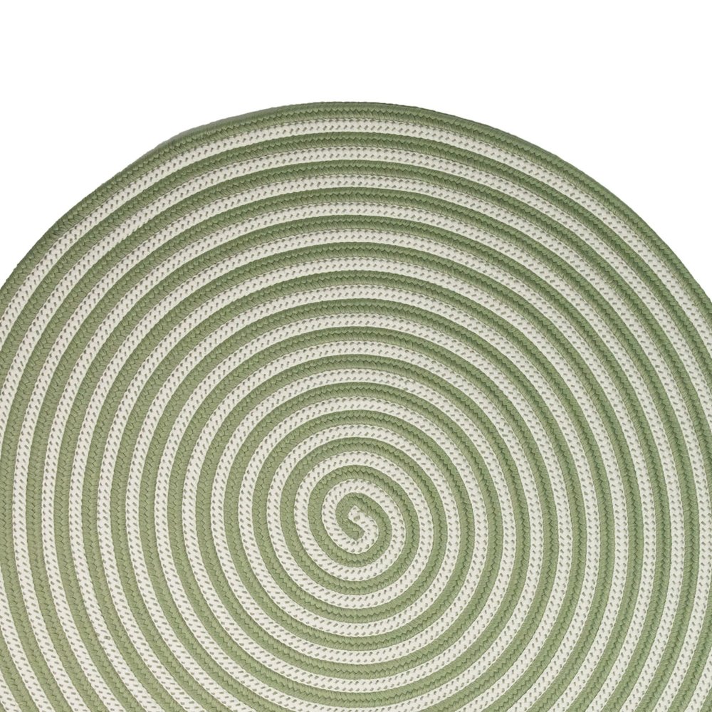 Tiki Spiral Rugs - Thai Basil 12x12. Picture 2
