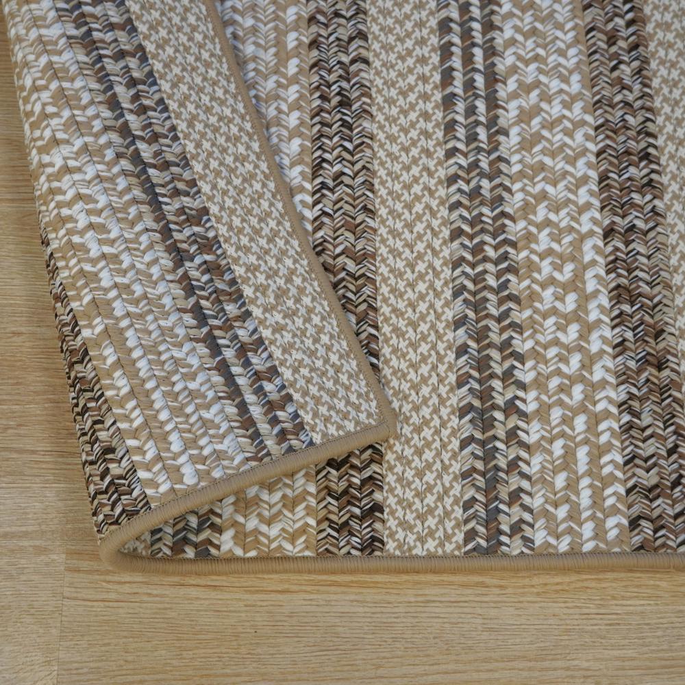 Barrett Stripe Square - Natural High 4x4 Rug. Picture 2