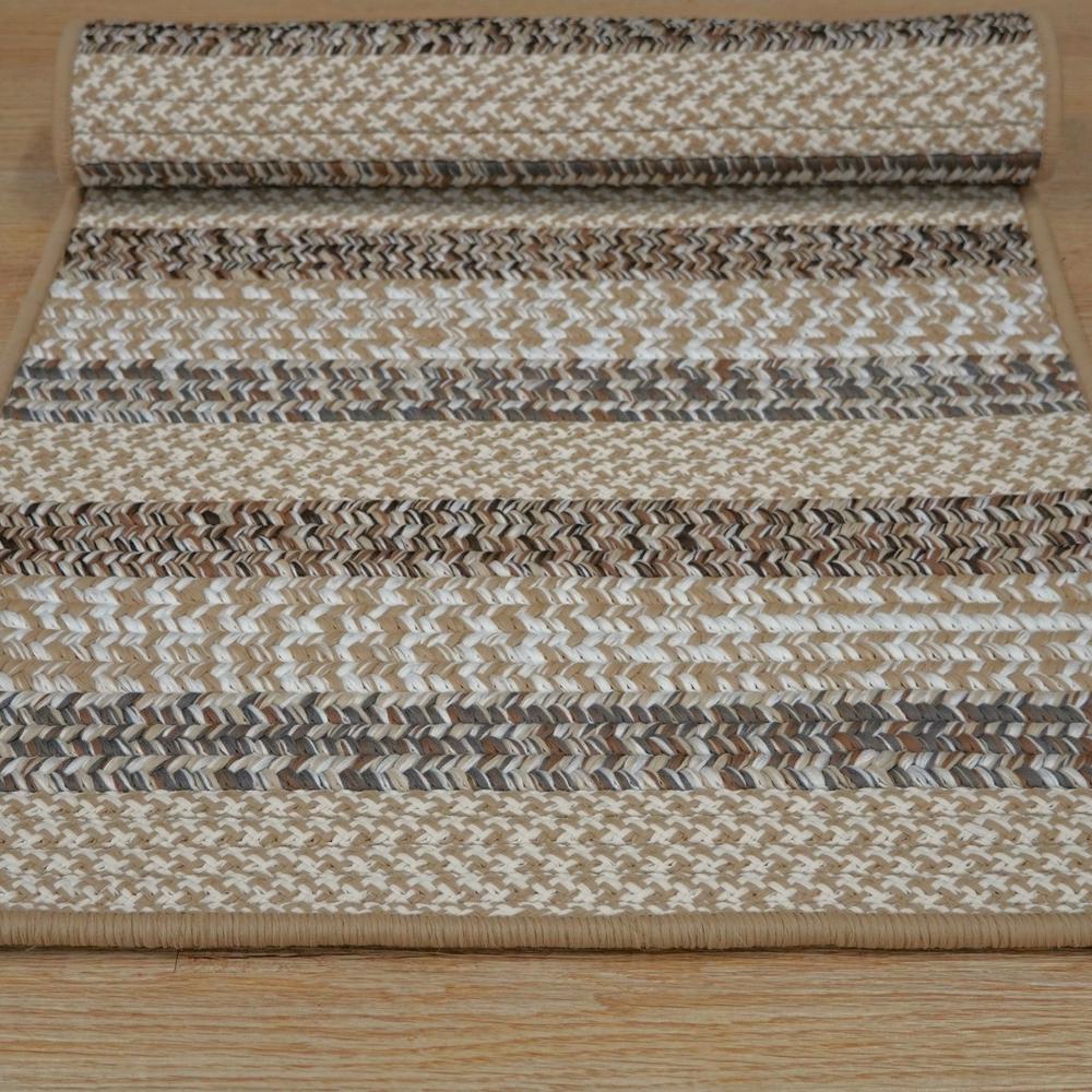 Barrett Stripe Square - Natural High 4x4 Rug. Picture 15