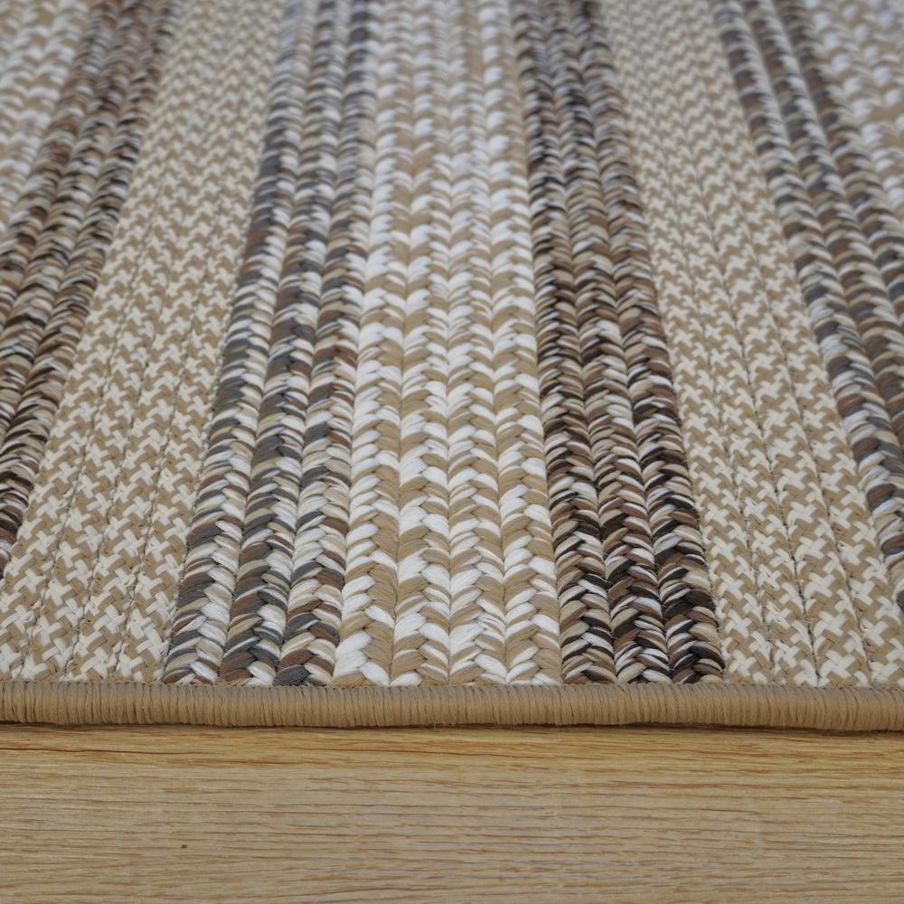 Barrett Stripe Square - Natural High 4x4 Rug. Picture 19