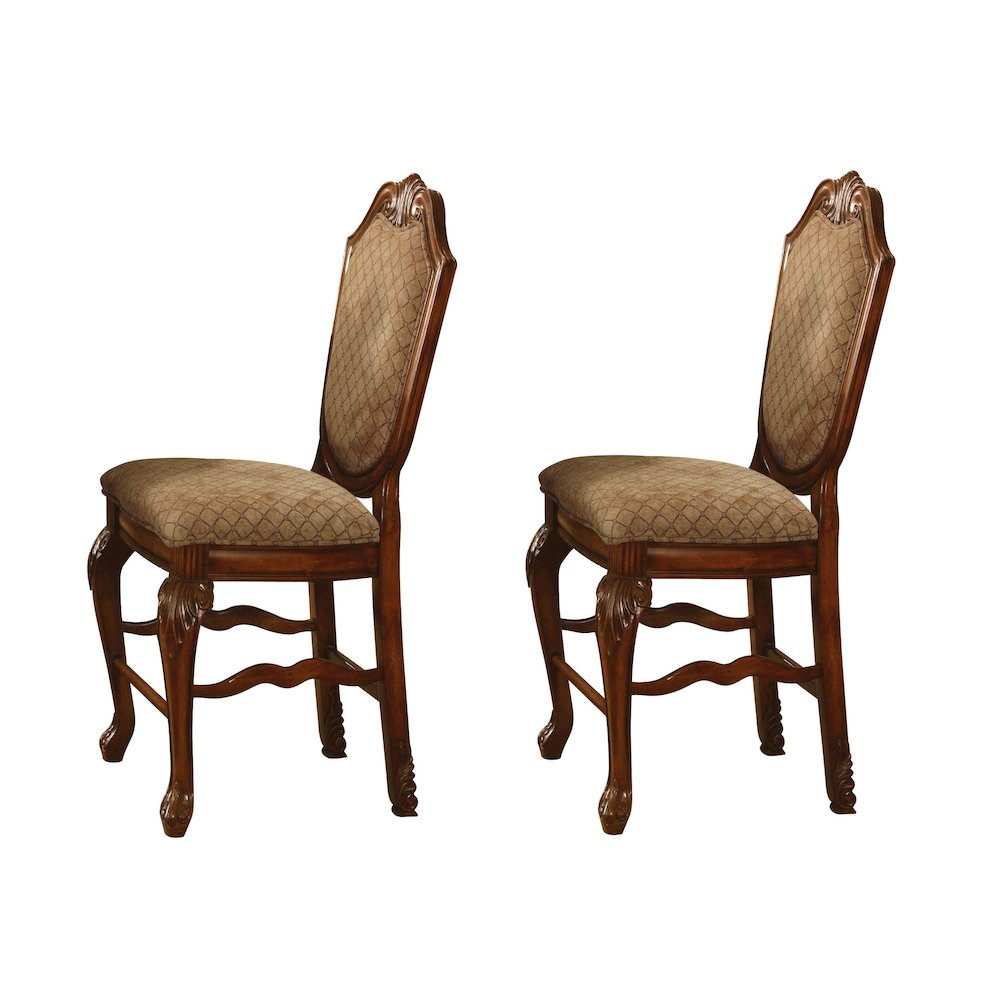 Solid Back Counter Height Stools (Set of 2). Picture 1