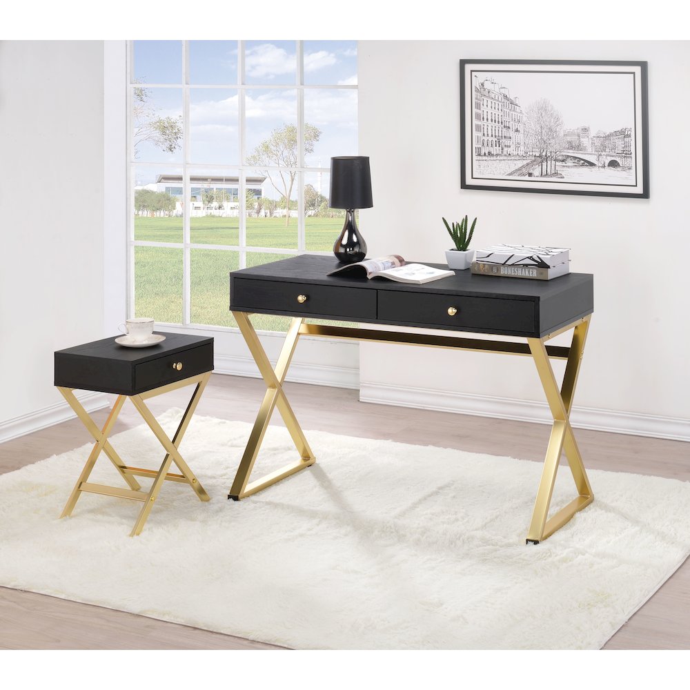 1-Drawer Rectangular Accent Table. Picture 4