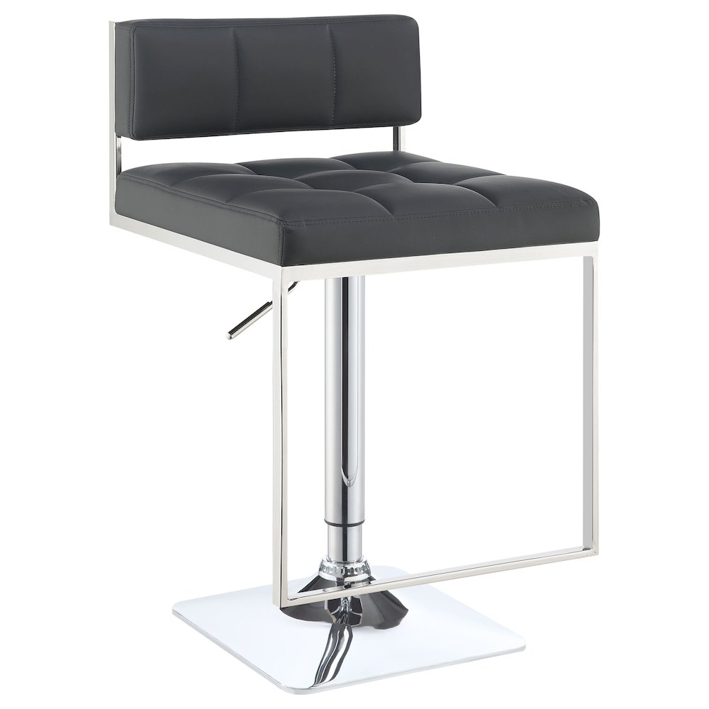 Chrome Adjustable Bar Stool. Picture 4