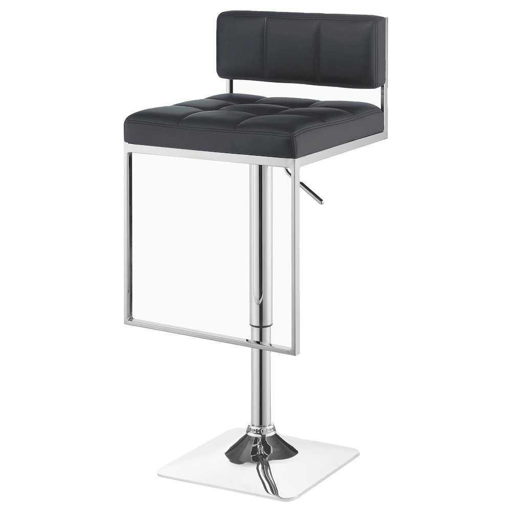 Chrome Adjustable Bar Stool. Picture 6