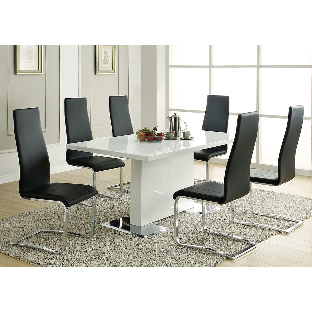 Upholstered High Back Side Chairs (Set of 4). Picture 7