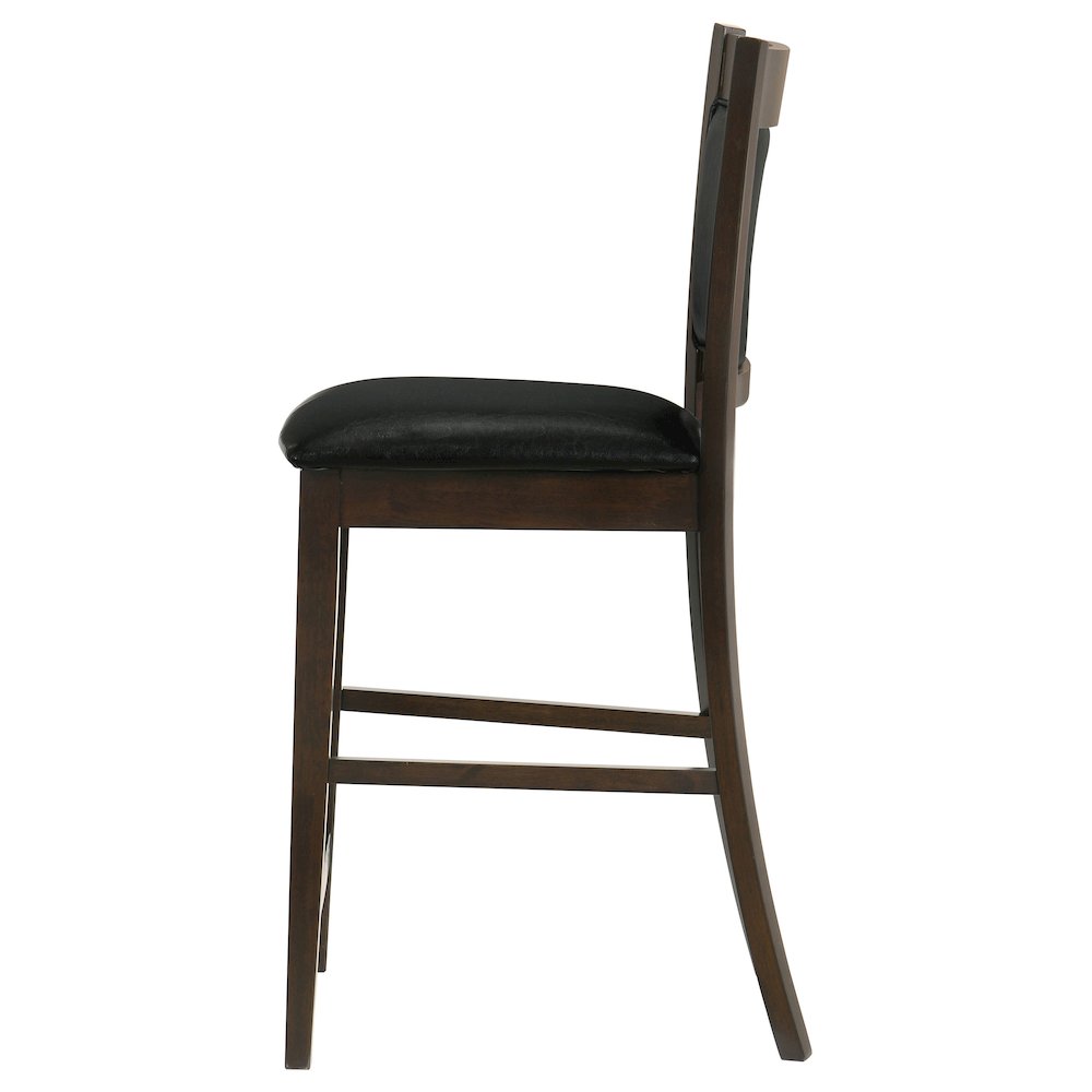 Casual Espresso Counter Height Stools (Set of 2). Picture 6