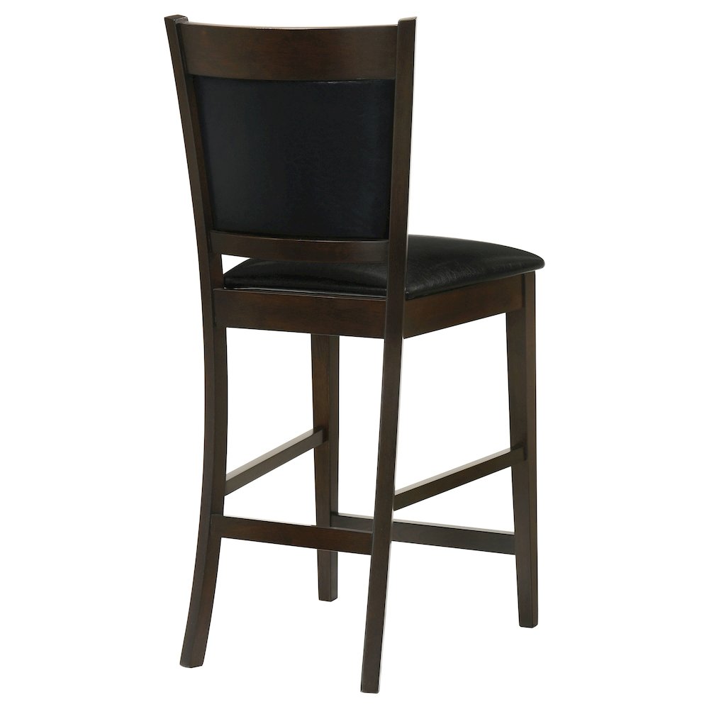 Casual Espresso Counter Height Stools (Set of 2). Picture 8